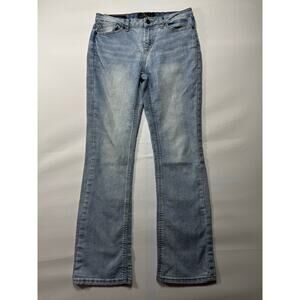 Lucky Brand Youth Girls Ava Bootcut Light Blue Denim Jeans - Size 16 (28x27)